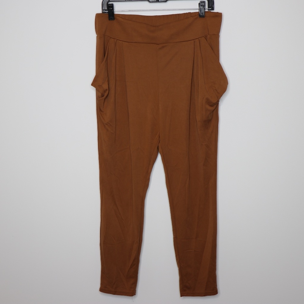 Free People Tan Soft Joggers Size Medium
